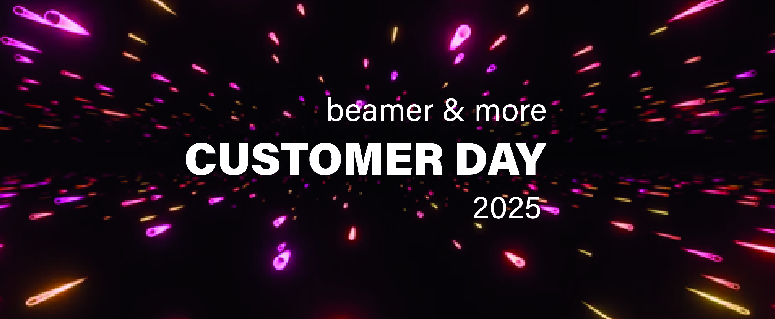 Aktuelles zum Customer Day von beamer & more