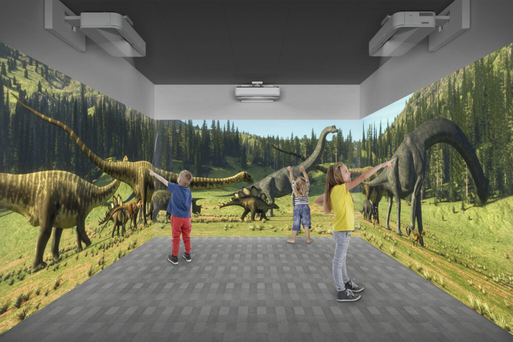 EPSON Super-Ultrakurzdistanz-Laserprojektor mit 4KE