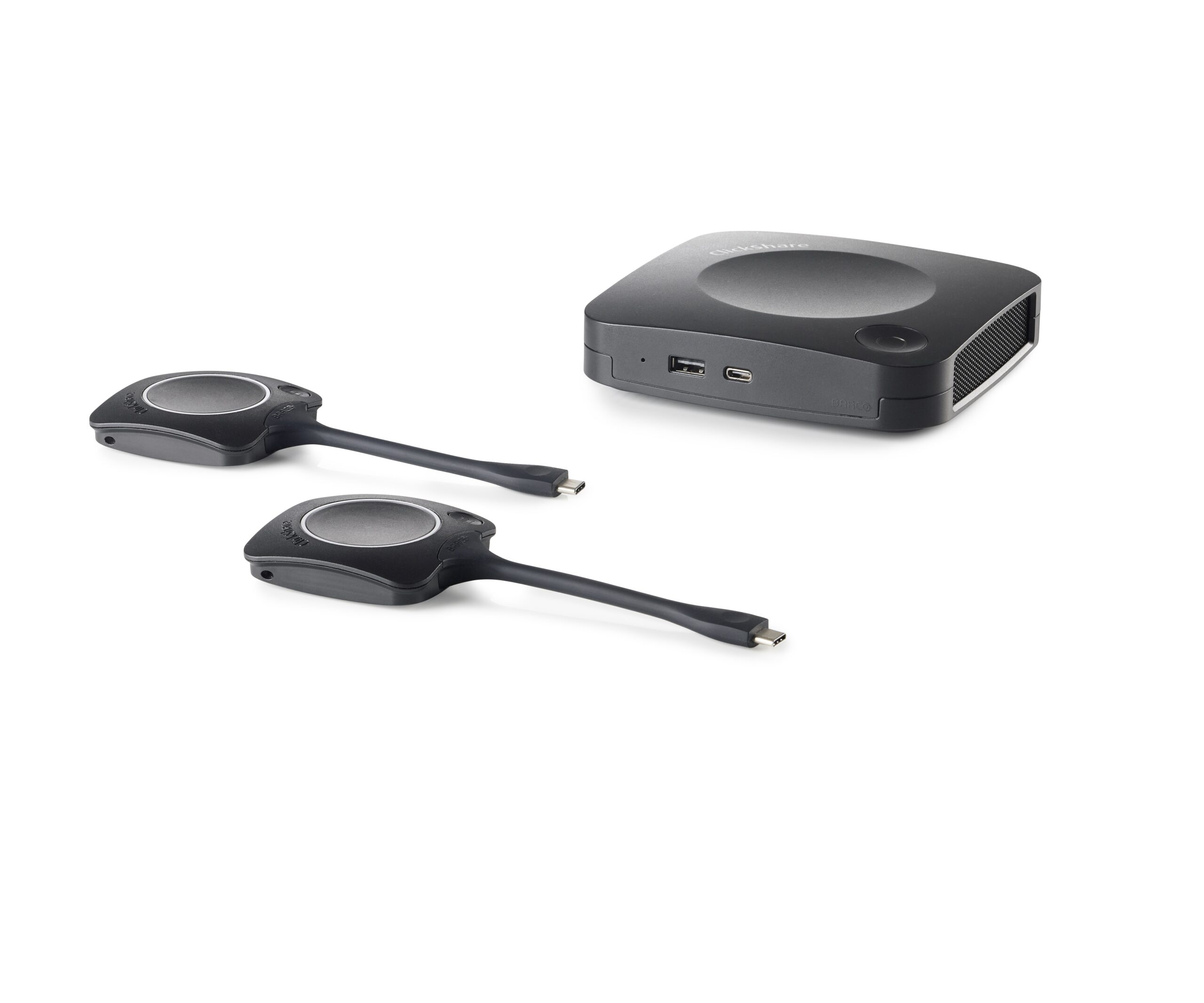 ClickShare CX-30 mit zwei Conferencing Buttons